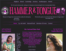 Tablet Screenshot of hammerandtongue.com